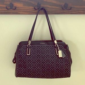 Coach Madison Kimberly Needlepoint Handbag